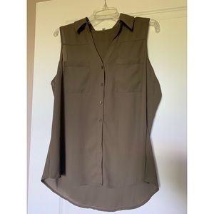 Express Slim Fit Portifino Sleeveless Shirt